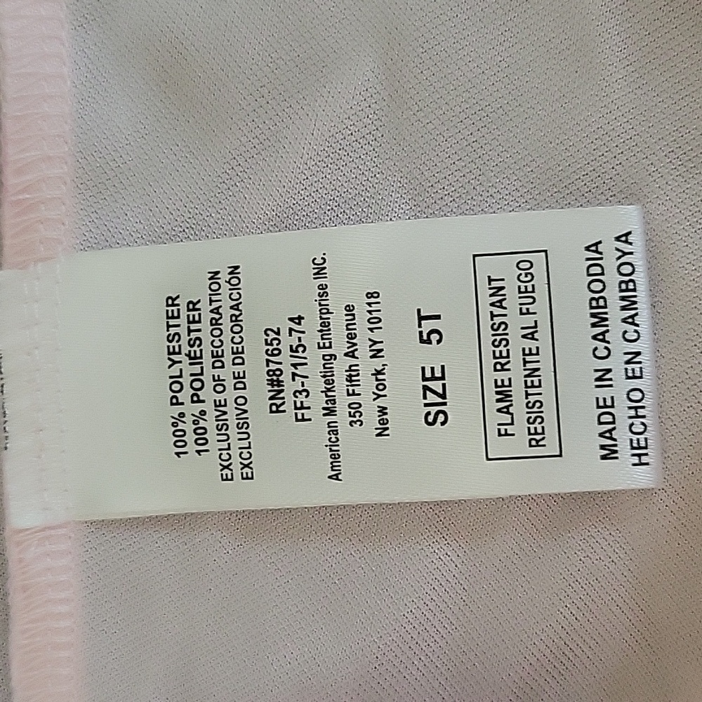 Bluey Nightgown /Pink Silky Dress-Up Pajamas / NWOT Size 5T - Picture 8 of 10